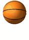 bouncing basketball