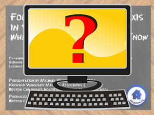 Computer with Question Mark